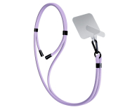 Etui do telefonów 3MK Sznurek do Etui EasyClip Purple (black) 5903108568678